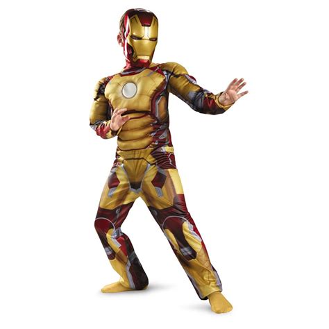 Kids Iron Man Boys Muscle Costume 3799 The Costume Land