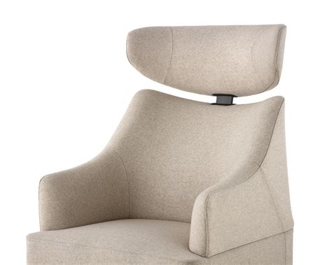 This takes the pressure off your neck and shoulders, limiting. Plex Club Chair with Headrest - Herman Miller