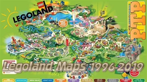 Legoland Windsor Maps 1996 2019 Youtube