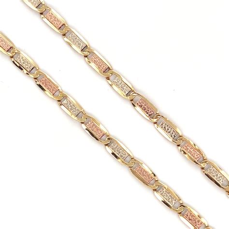 18 Kt Pink Gold White Gold Yellow Gold Necklace Catawiki