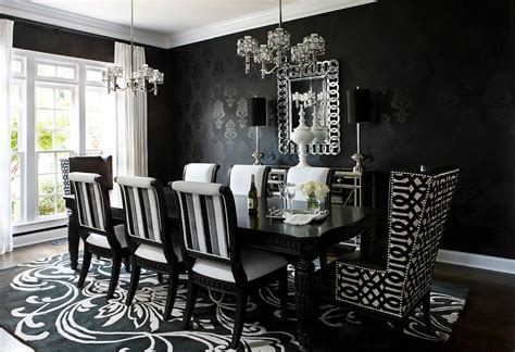 How To Use Black To Create A Stunning Refined Dining Room
