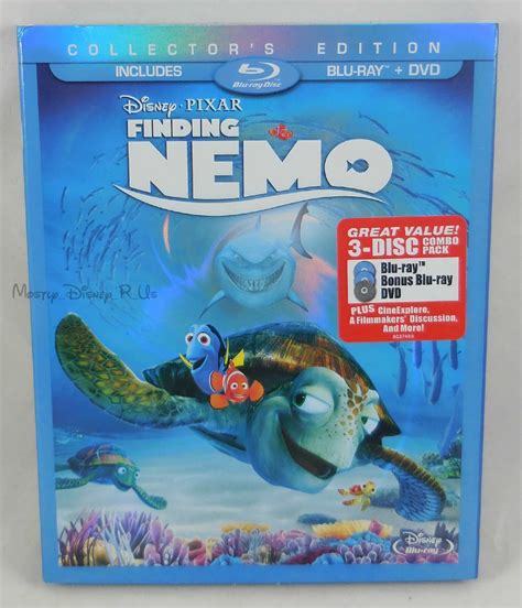 New Disney Pixar Finding Nemo Collector S Edition Blu Ray And Dvd