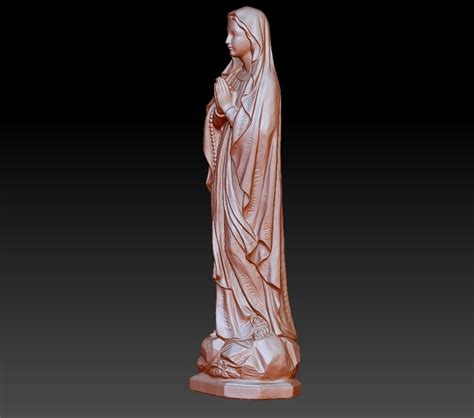 Archivo Stl Gratis Virgen María 👫・objeto De Impresión 3d Para Descargar