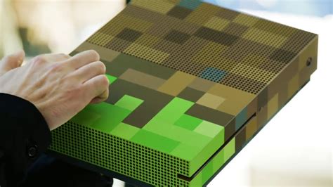 Microsoft — распаковка Xbox One S Minecraft Limited Edition Youtube