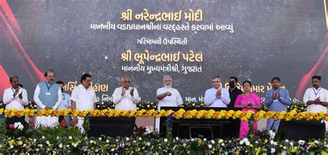 Pm Lays Foundation Stone And Dedicates Various Development Projects To