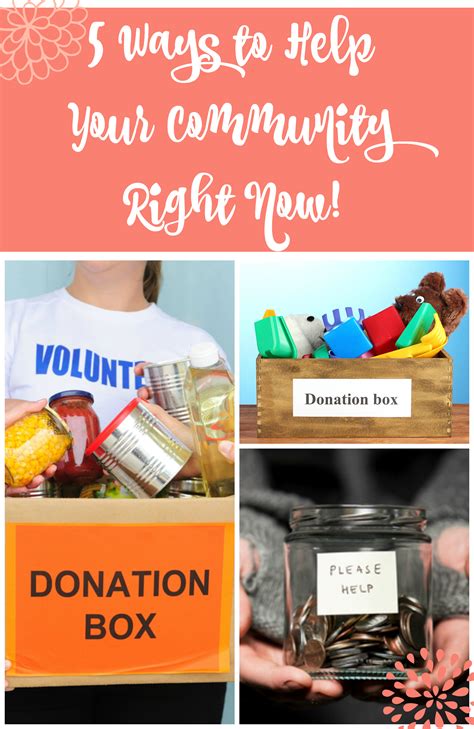5 Ways To Help Your Community Now Cutefetti