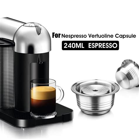 Freuen sie sich auf ein optimales benutzererlebnis, das sie begeistern wird. Refillable For Nespresso Vertuoline CA1& Delonghi Capsules ...