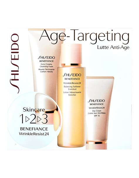 Skincare 123 Age Targeting Lutte Anti Age Kit By Shiseido 75ml100ml
