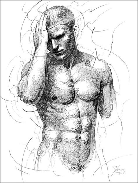 Sketches Male Nude Drawing By Masculum Malenudeproject Fine Art America