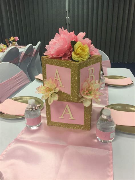Pink Gold Baby Shower Party Ideas Photo 15 Of 15 Catch My Party