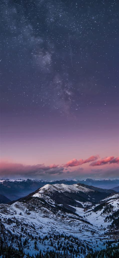1125x2436 Snowy Mountain During Day Time 5k Iphone Xsiphone 10iphone