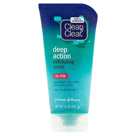 Clean And Clear Deep Action Exfoliating Scrub 5 Oz