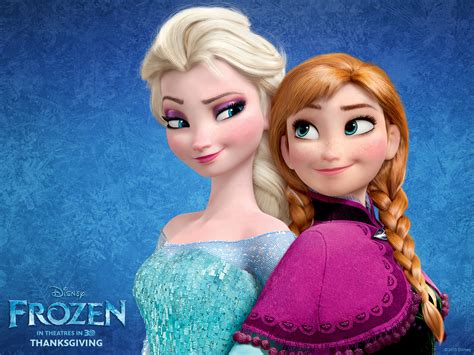 Disney Frozen Anna And Elsa Face