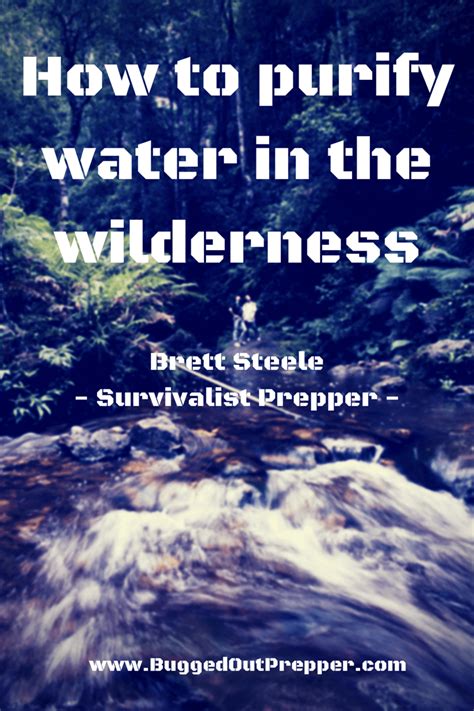 Some of them are easy while others need a bit of work. How to Purify Water in the Wilderness with 3 Different Methods