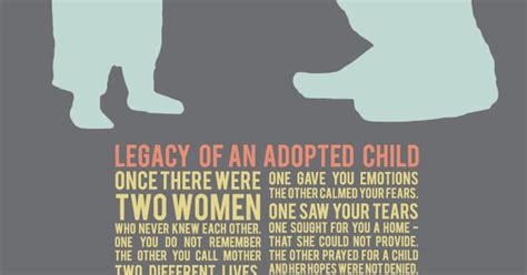 Legacy Of An Adopted Child Poem With Custom Silhouette And Name Of