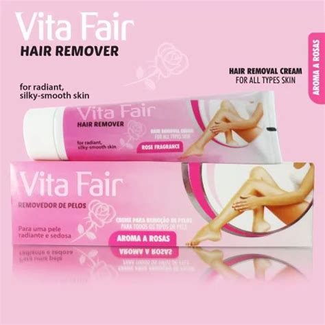 Vita Fair Rose Hair Removal Cream For Personal And Parlor Packaging