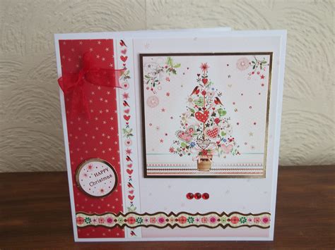 Hunkydory Card From The Kit Love Christmas Christmas Cards To Make