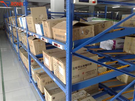 Automatic Warehouse Self Slide Storage Rack Carton Gravity Shelving