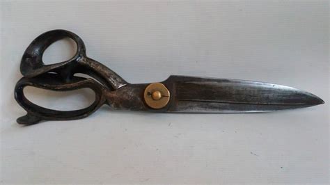 Vintagedigger Vintage Tailoring Scissors Rare Large Heavy Made In Usa