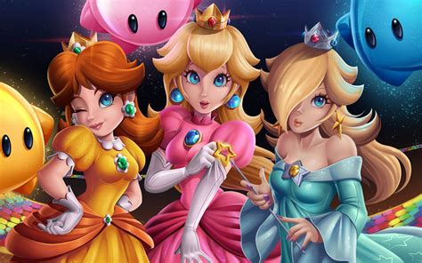 Princess Peach Daisy And Rosalina Princess Peach Dais Vrogue Co