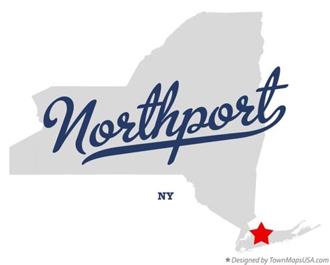 Map Of Northport Ny New York