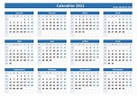 Numéro de semaine 2021 : liste, dates et calendrier 2021 avec semaine à ...