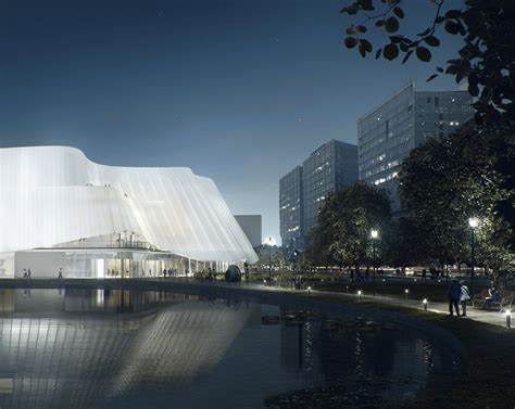 Beijings New Concert Hall By Mad Will Be A Peaceful Cultural Escape