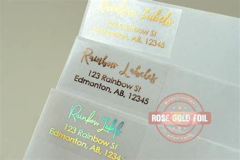 Return Address Label Return Mailing Label Custom Address Sticker