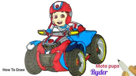 A Drawing Of A Cartoon Character On A Four Wheeler With The Caption How