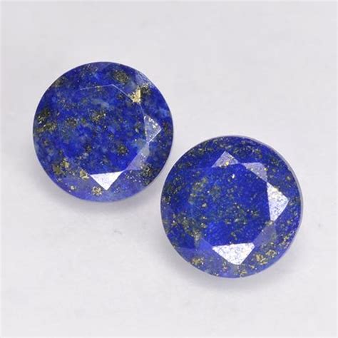 09ct 2 Pcs Bright Blue Lapis Lazuli Gems From Afghanistan