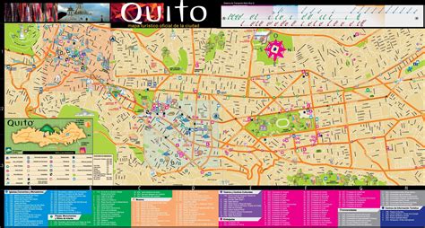 Mapa Turístico De Quito Tamaño Completo