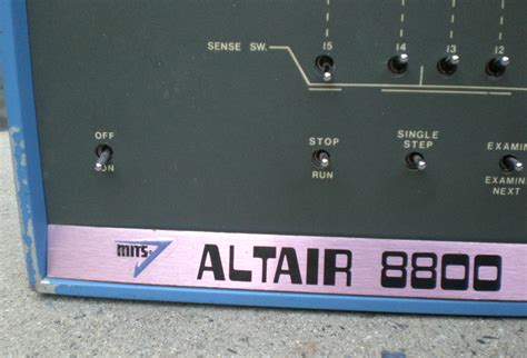 Digibarn Systems Altair 8800 Logo Nameplate