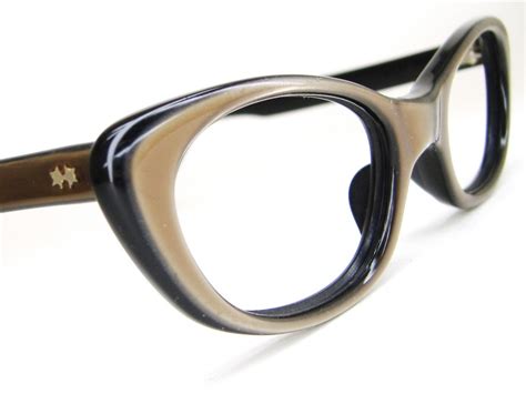 Vintage 60s Retro Cat Eye Eyeglasses Sunglasses Frame