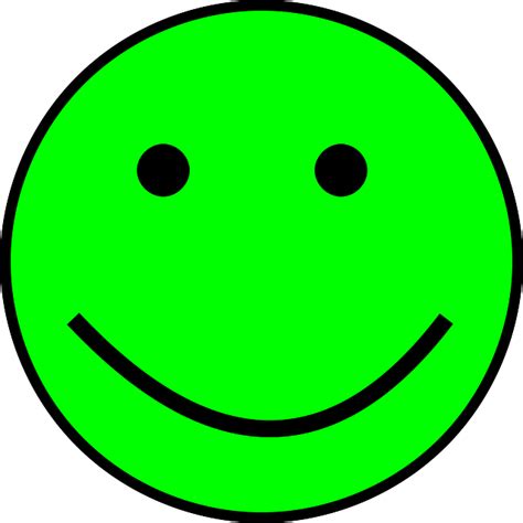 Smiley Green Simple · Free Vector Graphic On Pixabay