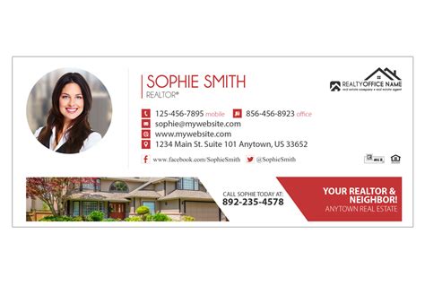 Real Estate Email Signature Template