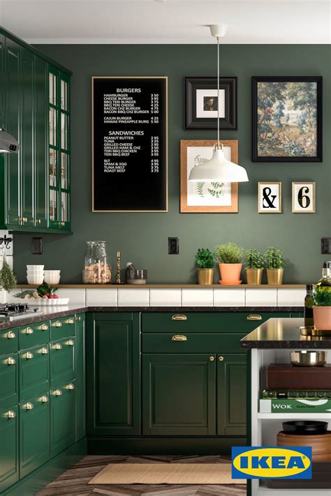 10 Kitchens With Dark Green Cabinets