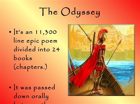The Odyssey Greek Mythology Notes