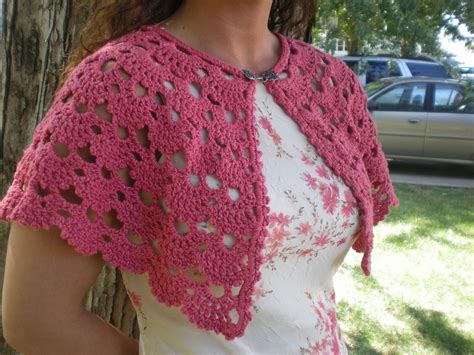 Ravelry Coral Capelet By Edie Eckman Crochet Capelet Shawl Crochet