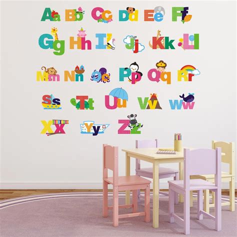 Buy Alphabet Wall Decals Alphabet Wall Stickers Alphabet Online In