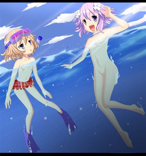 Blanc Neptunia Neptune Neptunia Neptune Series Absurdres Highres 10s 2girls