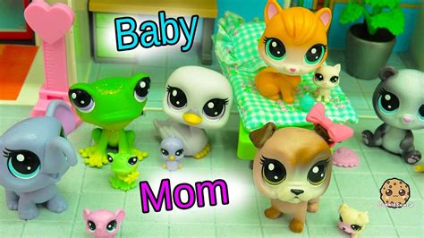 New Littlest Pet Shop Mom And Newborn Baby Sets Mommies