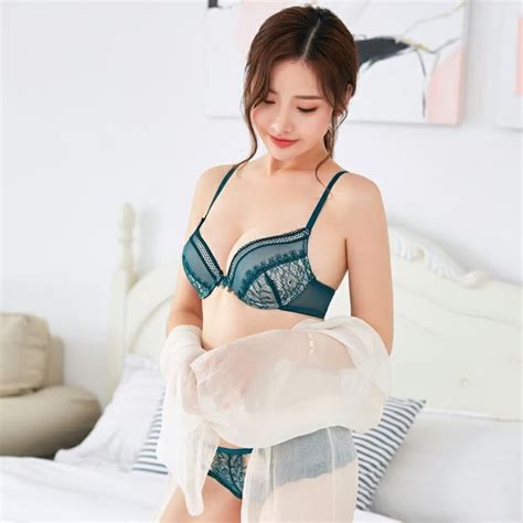 M119 Korean Style Sexy Push Up Bra Sets With Panties Mystery Of