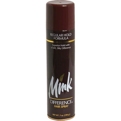 Mink Difference Hair Spray Regular Hold Formula Health And Personal