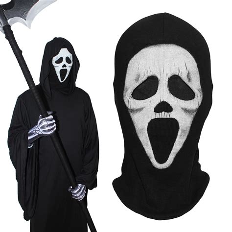 Scream Full Face Masks Death Grim Reaper Ghost Tactical Military Army