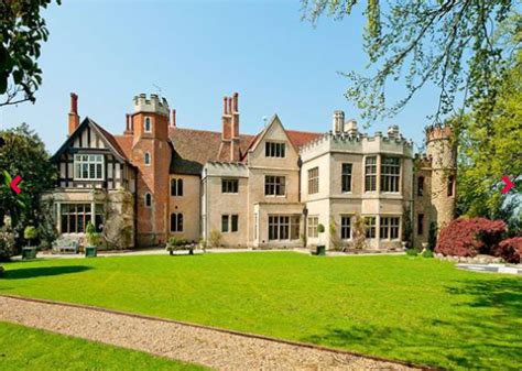In the back of the property is an indoor pool room with 26 feet high wooden ceiling. Historic Manor House For Sale In London | Homes of the Rich