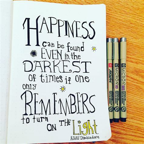Find the best bullet journal quotes page ideas. Quote in my bullet journal! : harrypotter