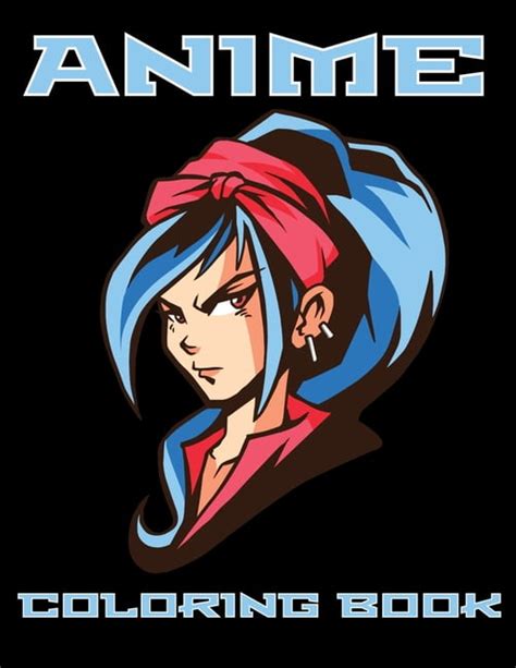 Anime Coloring Book Anime Ts For Women Anime Coloring Books For