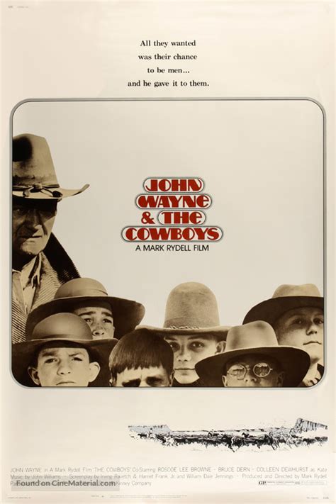 The Cowboys 1972 Movie Poster