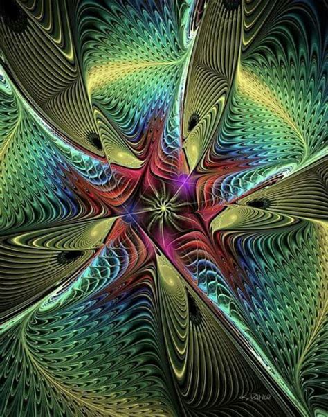 Pin By Vicki Hess On Fractals And Psychedelic Art Abstract Art