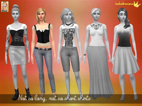 The Sims Resource Layered Corset With Daisies Shirt